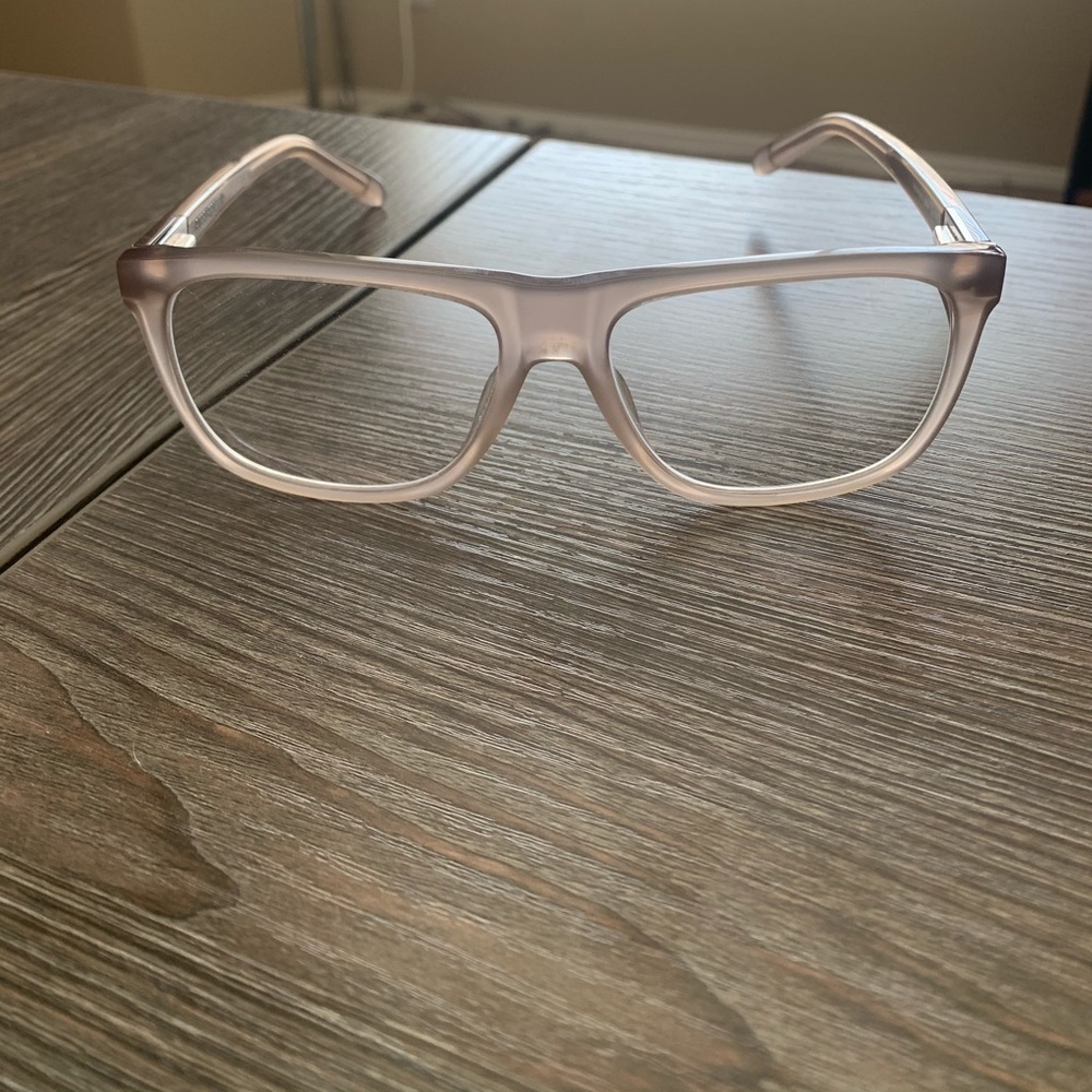 Bobbi Brown Frosted Pink Rectangular Glasses